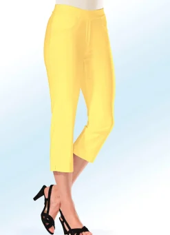 Damen Mona Shorts|Schlupfhosen<Soft-Stretch-Caprihose in 11 Farben