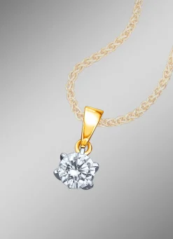 Hot Solitäranhänger mit lupenreinem Brillant Damen Anhänger