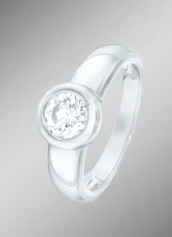 Solitär-Damenring mit Brillant Damen Ringe