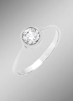 Best Solitär-Damenring mit Brillant Damen Ringe