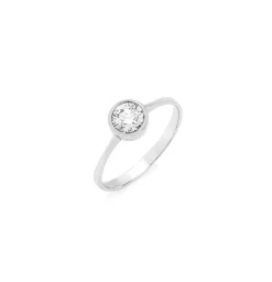 Best Solitär-Damenring mit Brillant Damen Ringe