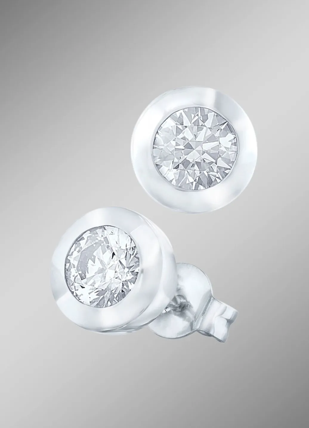 Best Solitär-Ohrstecker mit Brillanten Damen Ohrschmuck