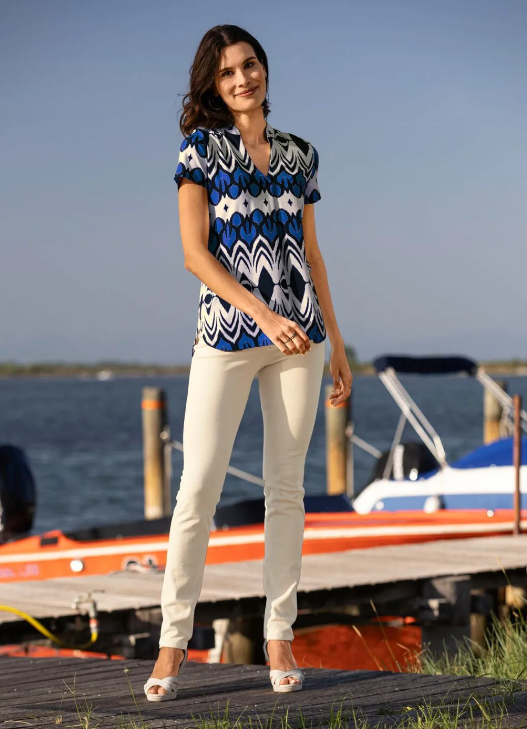 Damen Mona Tuniken<Sommerliche Shirt-Tunika