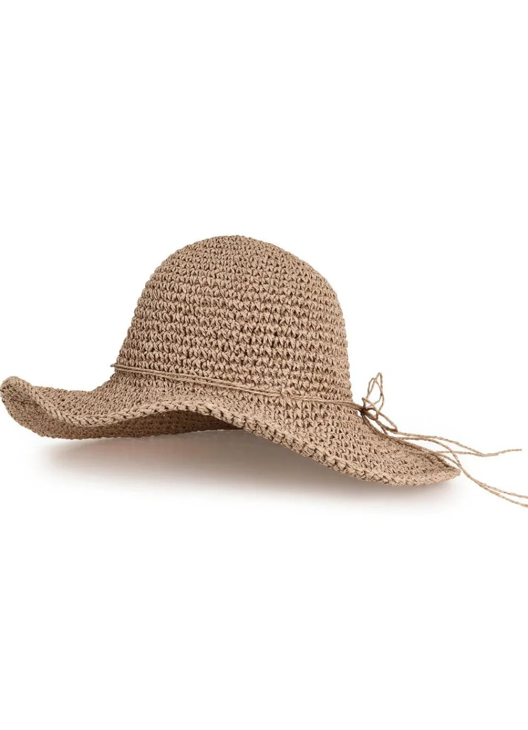 Outlet Sommerlicher Damen-Hut aus Papierstroh mit Zierkordel Mützen & Hüte