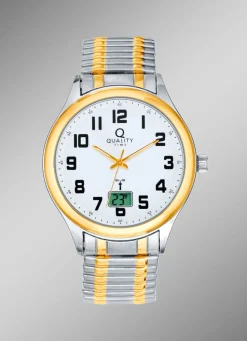 Clearance Sportliche Funk-Herrenuhr der Marke Quality Time Herren Funkuhren
