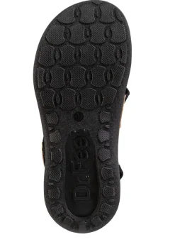 Hot Stegspangen-Sandale mit Kork-Besätzen Damen Sandalen