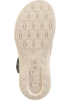 Outlet Stegspangen-Sandale mit Kork-Besätzen Damen Sandalen
