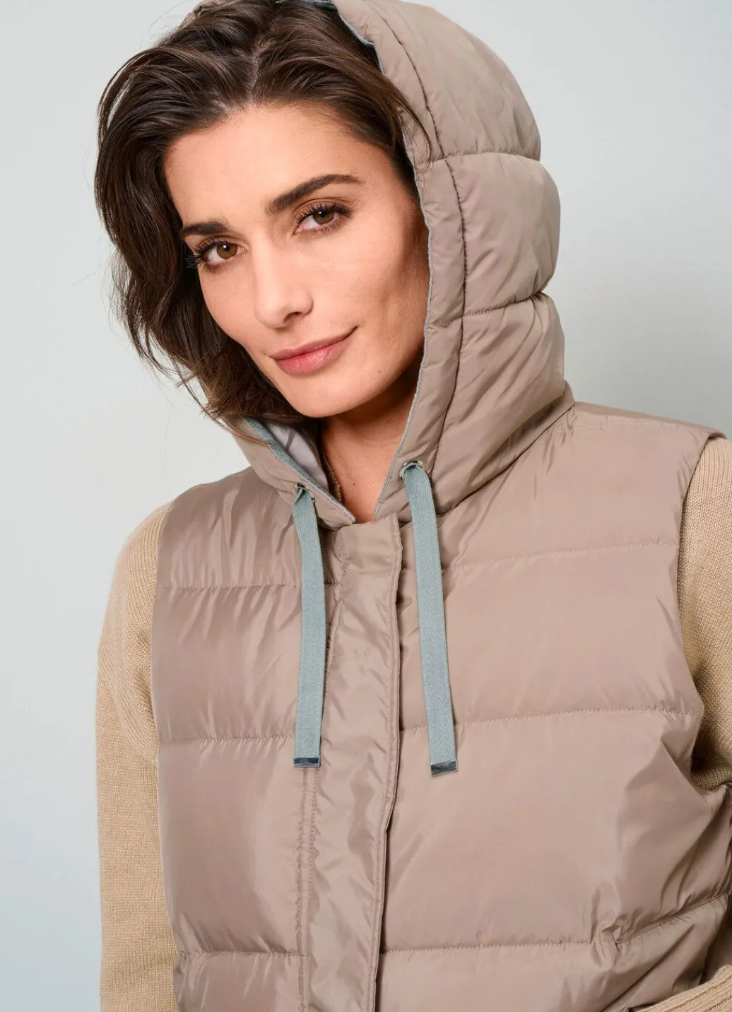 Damen Mona Winterjacken<Steppweste mit 2-Wege-Reißverschluss