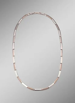 Outlet Stilvolle Halskette aus Titan mit Clipverschluss Damen Modeschmuck|Halsketten