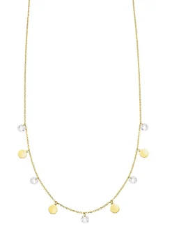 New Stilvolle Halskette mit Zirkonia Damen Halsketten