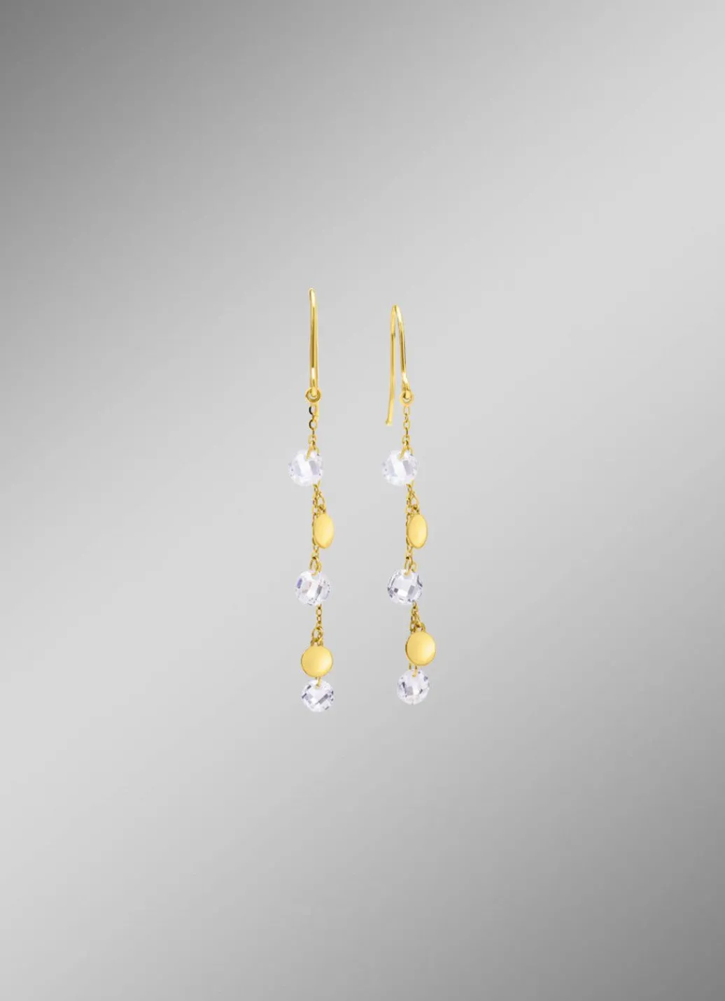 Hot Stilvolle Ohrhaken mit Zirkonia Damen Ohrschmuck