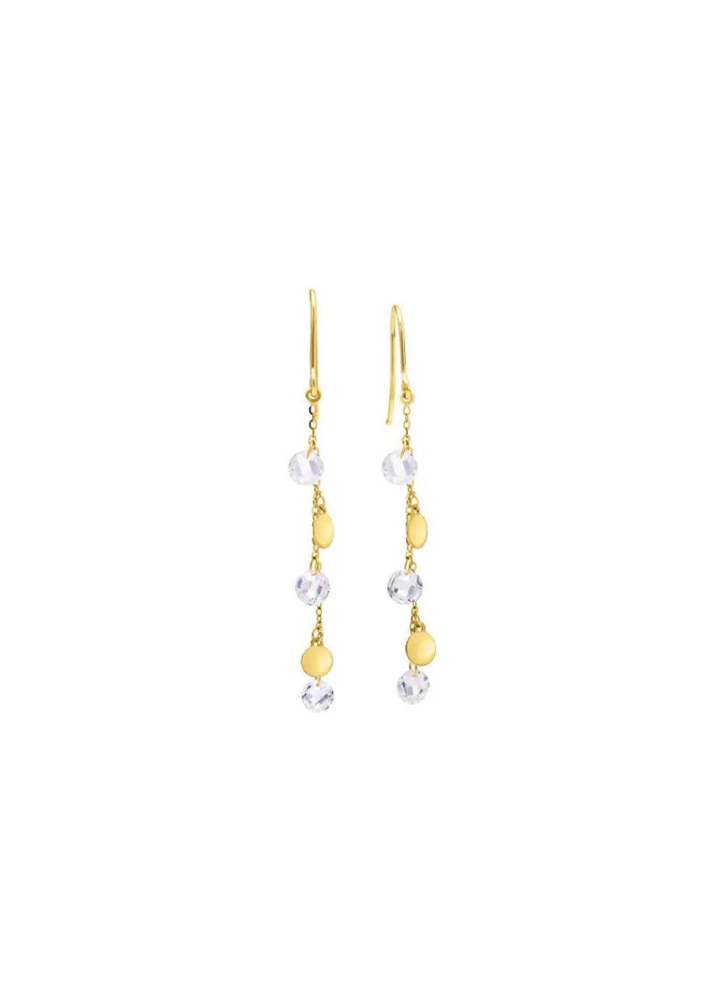 Hot Stilvolle Ohrhaken mit Zirkonia Damen Ohrschmuck