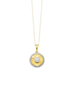 Stilvoller Anhänger mit Brillant und Diamanten Damen Anhänger