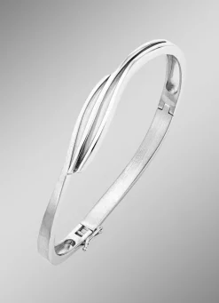 Clearance Stilvoller Armreif, glänzend/mattiert Damen Armbänder