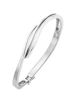 Clearance Stilvoller Armreif, glänzend/mattiert Damen Armbänder