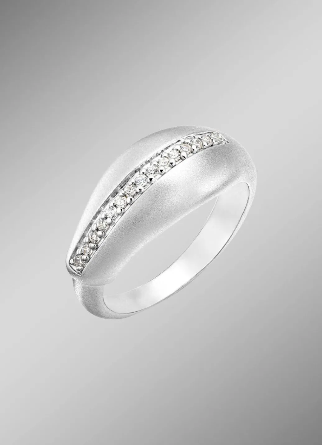 Best Stilvoller Damenring mit synth. Zirkonia Damen Ringe