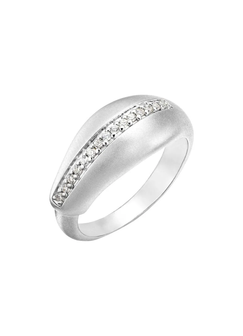 Best Stilvoller Damenring mit synth. Zirkonia Damen Ringe