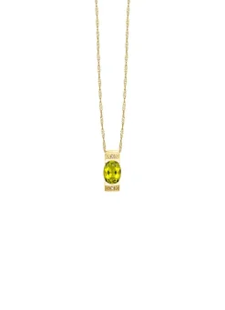 Best Strahlende Natürlichkeit – Anhänger mit Peridot und Diamanten Damen Anhänger