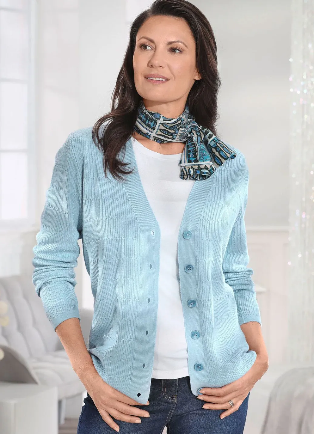 Best Strickjacke aus Schurwolle (Merino) Damen Strickjacken|Basics