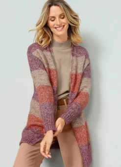 Clearance Strickjacke in Garnmix Damen Strickjacken