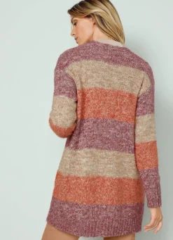 Clearance Strickjacke in Garnmix Damen Strickjacken