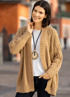 Online Strickjacke in Grobstrick Damen Strickjacken|Basics