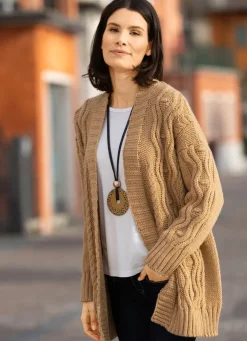 Online Strickjacke in Grobstrick Damen Strickjacken|Basics