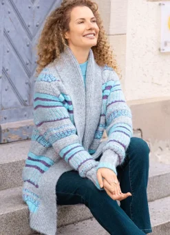 Best Strickjacke in Grobstrick Damen Strickjacken