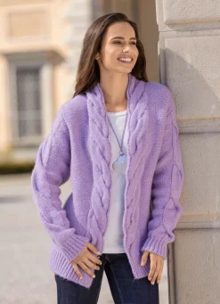Best Strickjacke in Grobstrick Damen Strickjacken|Basics