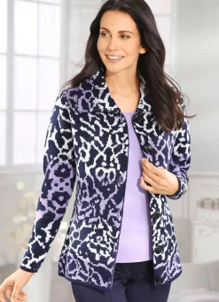 Damen Mona Strickjacken<Strickjacke in Jacquard-Dessin