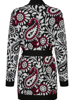 New Strickjacke in Jacquard-Dessin Damen Strickjacken
