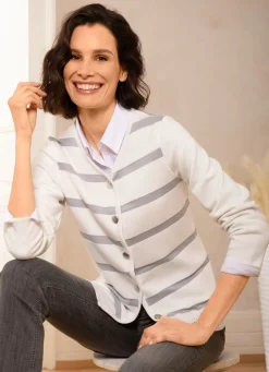 Sale Strickjacke in Milano-Rippe Damen Strickjacken