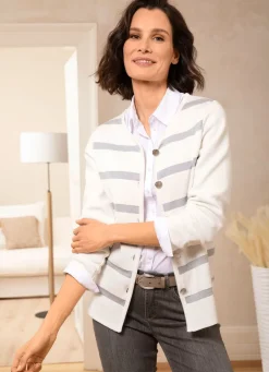 Sale Strickjacke in Milano-Rippe Damen Strickjacken