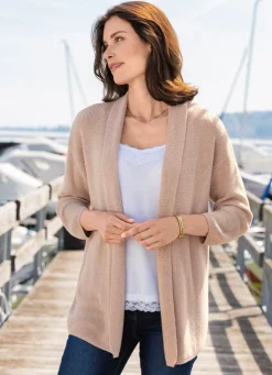 Outlet Strickjacke in sehr weicher Qualität Damen Strickjacken|Basics