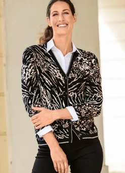 Discount Strickjacke in weichem Griff Damen Strickjacken