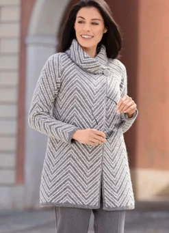 Clearance Strickjacke mit aufwendigen Details Damen Strickjacken