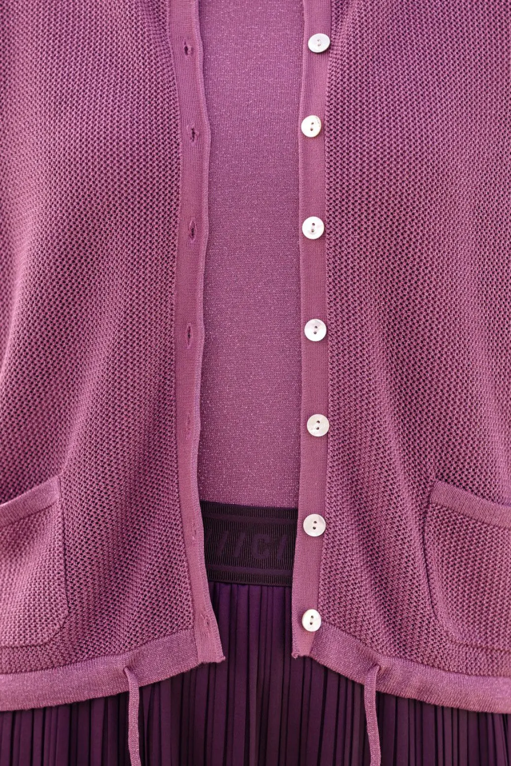 Discount Strickjacke mit Bindebänder Damen Strickjacken