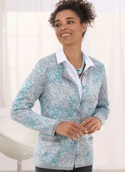 Best Strickjacke mit dekorativen Knöpfen Damen Strickjacken