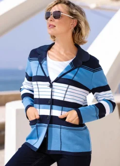 Clearance Strickjacke mit dekorativen Details Damen Strickjacken