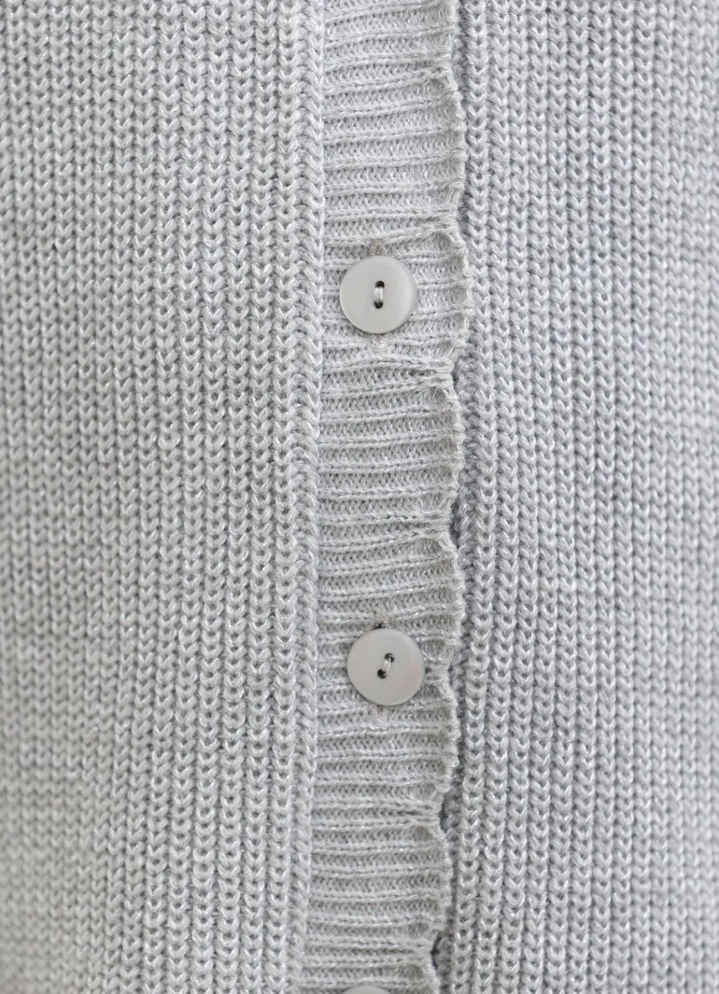 Online Strickjacke mit dezenten Glitzereffekten Damen Strickjacken|Basics