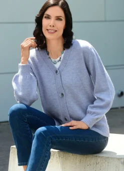 Hot Strickjacke mit flauschig weichem Griff Damen Strickjacken|Basics