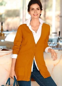 Outlet Strickjacke mit Modal Damen Strickjacken|Basics