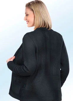 Discount Strickjacke mit Strukturen Damen Strickjacken|Basics