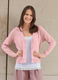 Discount Strickjacke mit supersoftem Griff Damen Strickjacken|Basics