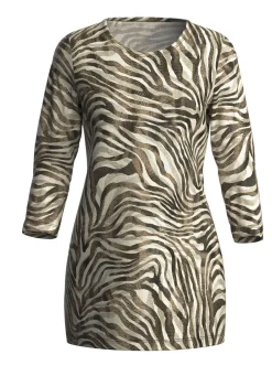 Damen Mona Tuniken|Abendmode<Strick-Tunika in Feinstrick