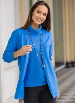 Hot Strick-Twinset in sehr weicher Qualität Damen Stricksets|Basics