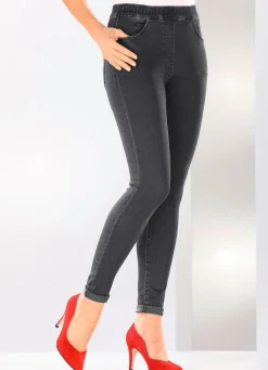Damen Mona Schlupfhosen|Lange Hosen<Super softe Jegging-Jeans