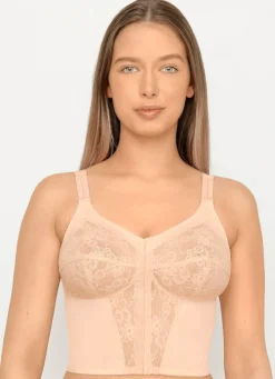Sale Susa BH in langer Form, mit Vorderverschluss Damen Vorderverschluss-Bh|Bh Ohne Bügel