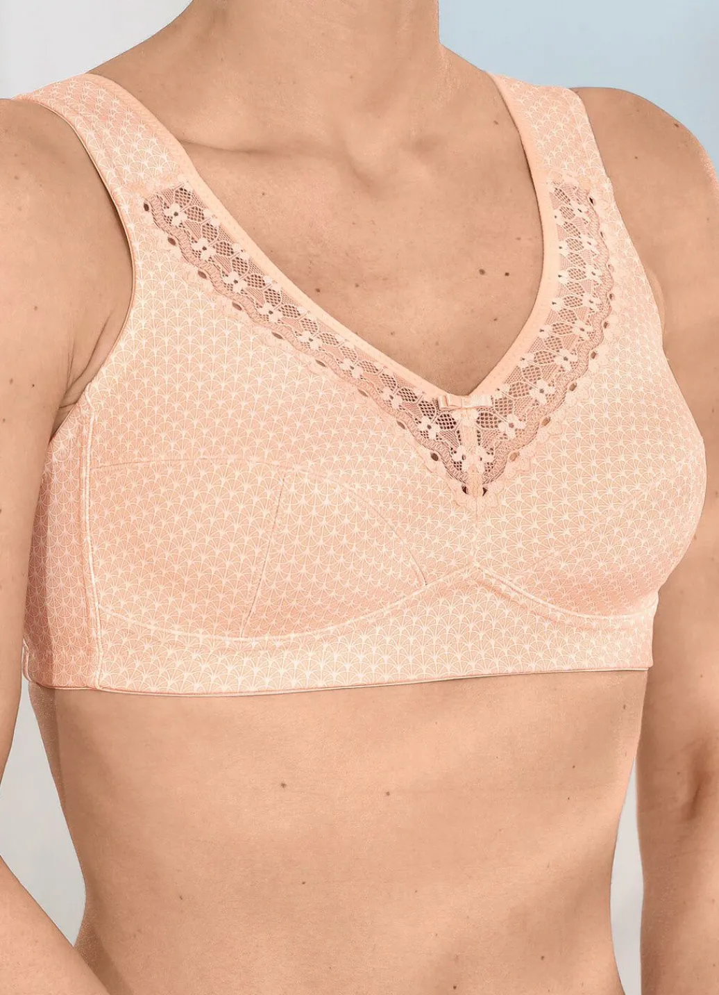 Hot Susa BH mit Elastikspitze am Dekolleté Damen Bh Ohne Bügel|Bh Mit Spitze
