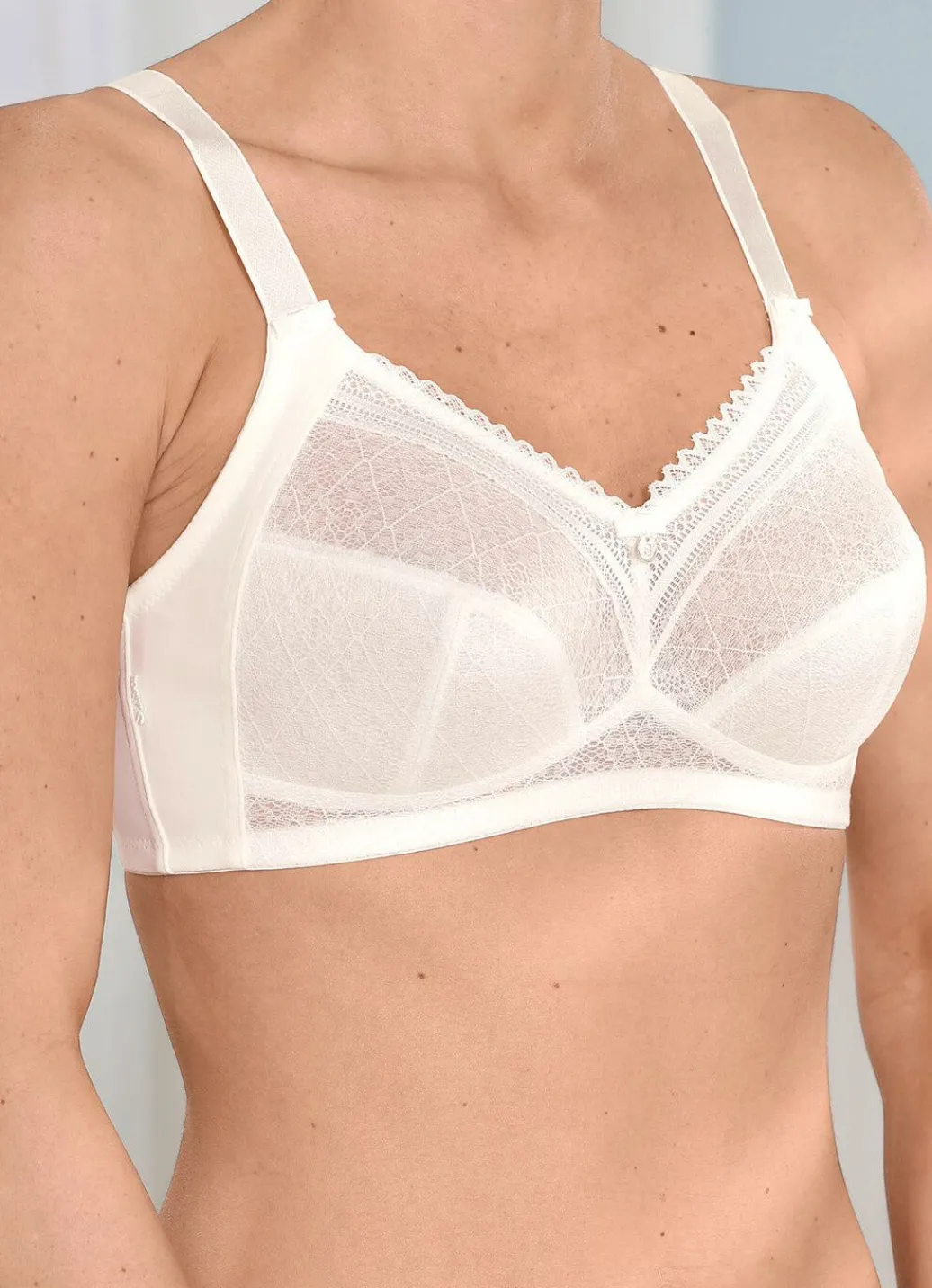 Discount Susa BH mit Elastikspitze Damen Bh Ohne Bügel